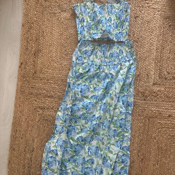 Hill House Home Dresses & Skirts - Hill House Home x La Coqueta - Hydrangea Set NWT